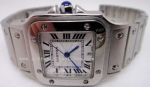 Stainless Steel Cartier Santos Men's Watch Quartz 31mm